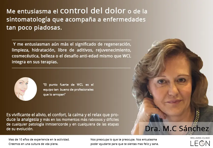 Dra. Mª del Carmen Sánchez de Molina — Wellness Clinic León. Subdirección